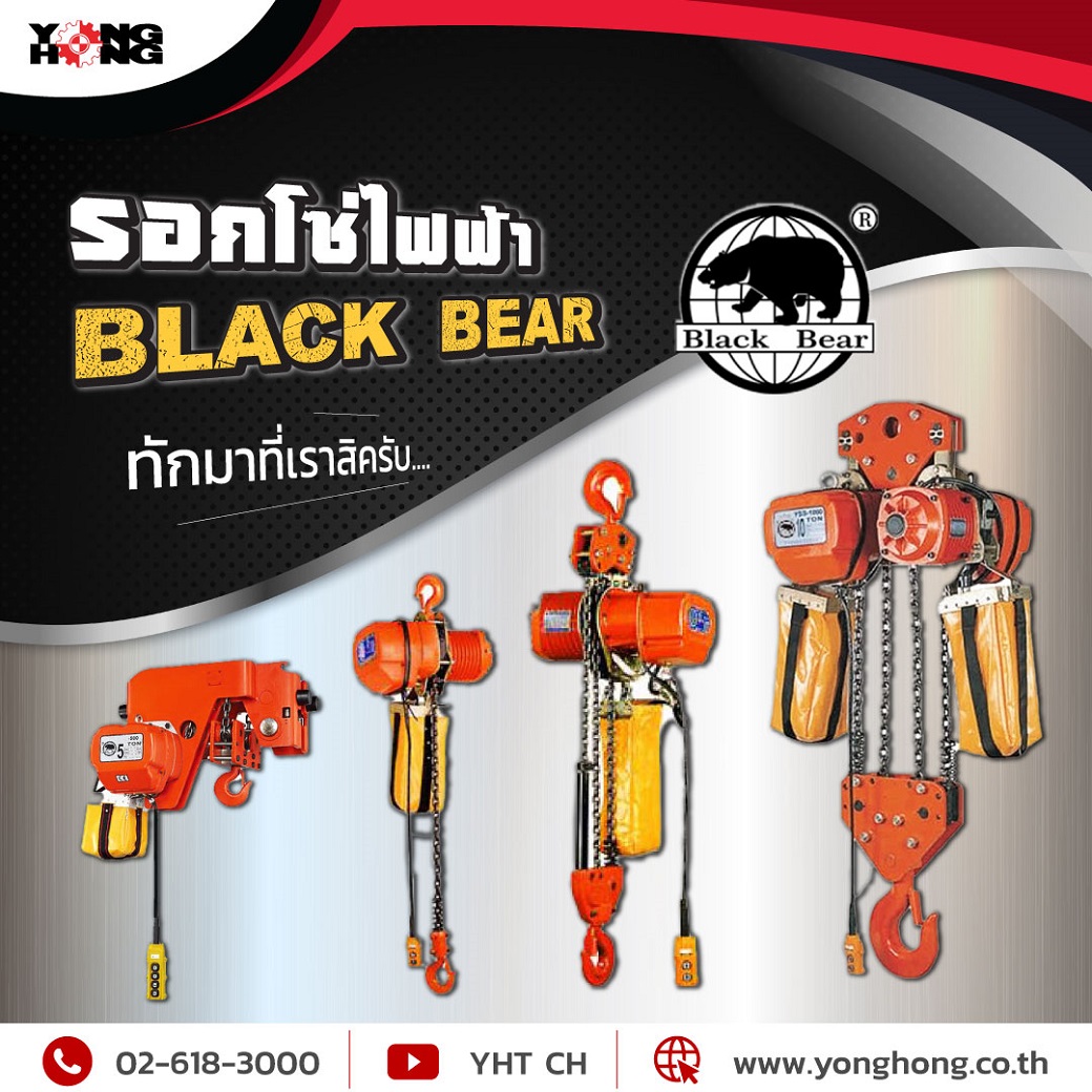 รอกโซ่ไฟฟ้า ยี่ห้อ BLACK BEAR รูปที่ 1