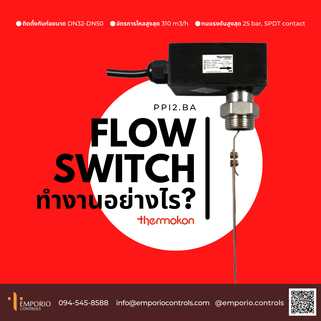 จำหน่าย Flow Switch (PPI2.BA) ยี่ห้อ Thermokon รูปที่ 2