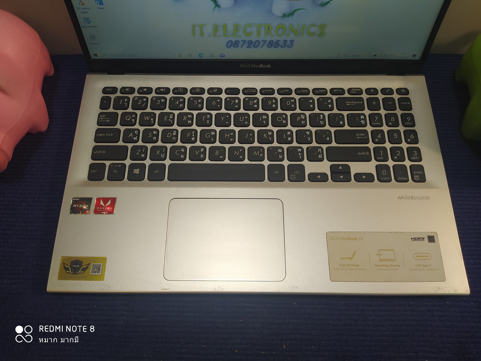 Asus VivoBook 15 -X512DA  AMD Ryzen 5 3500U  รูปที่ 4