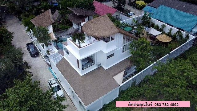 RENTบ้านหรู  สไตล์บาหลีเมดิเตอร์เรเนี่ยน ย่านสมุทรปราการ สระว่ายน้ำส่วนตัว วิวแม่น้ำเจ้าพระยา รูปที่ 1