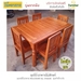 รูปย่อ Furnitur99 โต๊ะอาหาร ไม้สัก ชุดโต๊ะอาหารไม้สัก ชุดโต๊ะกินข้าว รุ่นขากลึง โต๊ะกินข้าว6คน โต๊ะทานข้าว โต๊ะกินข้าวไม้สัก SIZE 90x150x80 CM สีไม้สัก รูปที่3