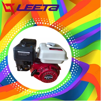 เครื่องยนต์เอนกประสงค์ เบนซิน 6.5 แรงม้า ยี่ห้อ LEETA สินค้าใหม่ มีรับประกัน ใช้น้ำมันเบนซิน แก๊สโซฮอลล์ 9195 ถังน้ำมันสีขาว รูปที่ 4