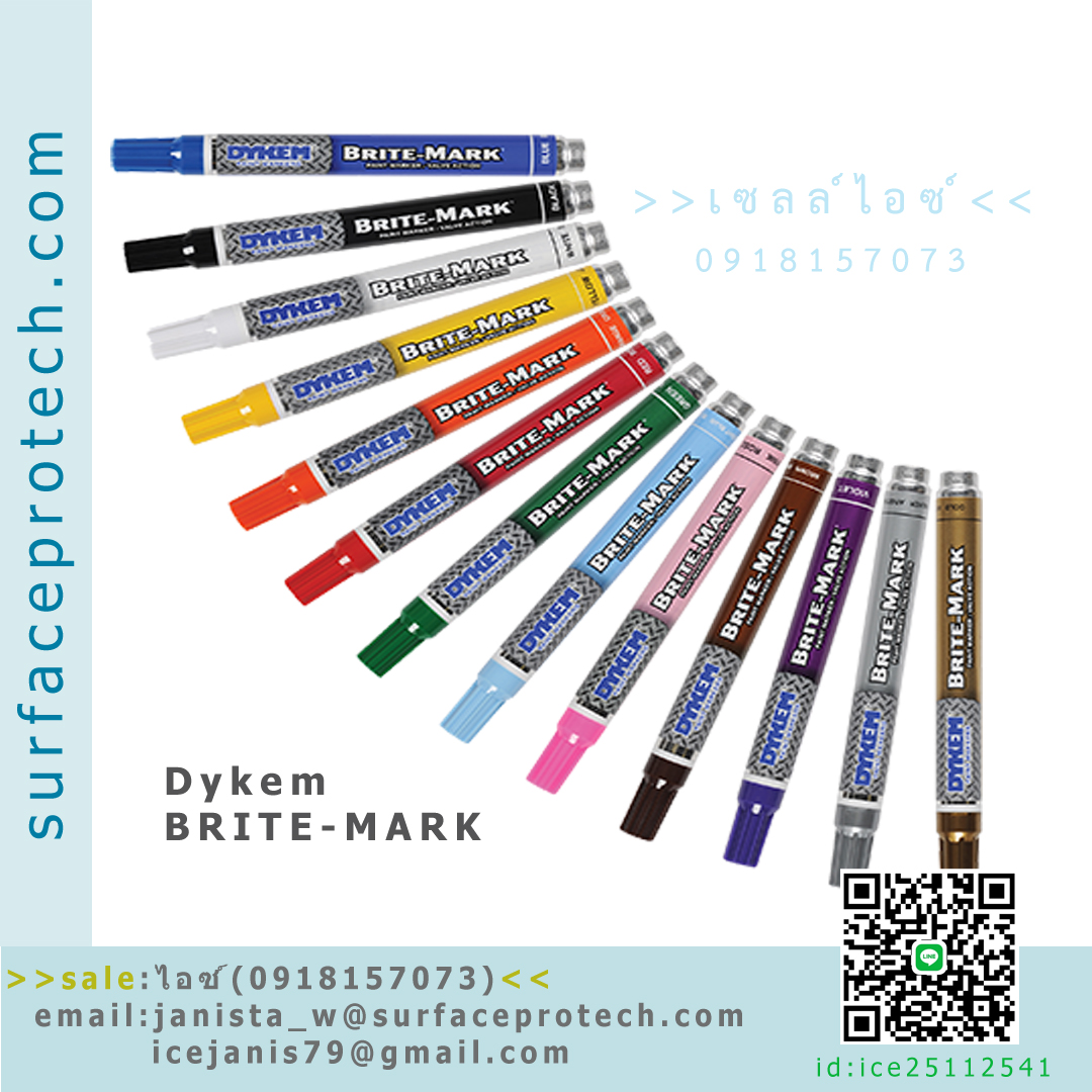 ปากกา Marker ใช้งานอเนกประสงค์ แห้งไว 25-30 วินาที Brite-Mark>>สินค้าเฉพาะทางสอบถามราคาเพิ่มเติม ไอซ์0918157073<< รูปที่ 1