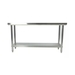 รูปย่อ Stainless steel table โต๊ะสแตนเลสเกรด304 ขนาด150x50x80ซม. ST6115 รูปที่3