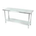 Stainless steel table โต๊ะสแตนเลสเกรด304 ขนาด150x50x80ซม. ST6115