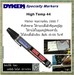 รูปย่อ (จิน..0875413514)นำเข้า-จำหน่ายDykem High Temp TXP Markers : Maker ทนความร้อน 900 F หัวทำจากลูกบอล Stainless ด้ามจับอลูมิเนียม มีปั๊มลูกยางควบคุมแรงดันหมึก ใช้ได้บนพื้นผิวขรุขระ มีน้ำมันจาระบี และเขียนใต้น้ำได้ สีแห้ง 25-30 นาที รูปที่2