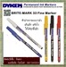 รูปย่อ (จิน..0875413514)นำเข้า-จำหน่ายDykem Brite-Mark 33 Fine Marker  ปากกาเส้นเล็ก ใช้เขียนงานละเอียด หรือเครื่องหมายที่ชัดเจน แห้งไว 25-35 วินาที ใช้งานได้บนพื้นผิวหลายประเภท เช่น โลหะ ยาง พลาสติก แก้ว คอนกรีต หนังสัตว์ ก้อนหิน ไม้ ไวนิล รูปที่1
