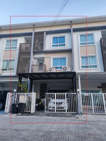 C2599 ให้เช่าทาวน์โฮม 3 ชั้น โครงการThe Rich Biz Home ย่านลาซาล-แบริ่ง-บางนา ใกล้BTSแบริ่ง รูปที่ 1