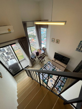 ให้เช่า คอนโด มีเครื่องซักผ้า Blossom Condo @ Fashion Beyond 35 ตรม. ห้อง Duplex รูปที่ 3