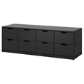 Best Deal !! Chest of 8 drawers anthracite 160x54 cm