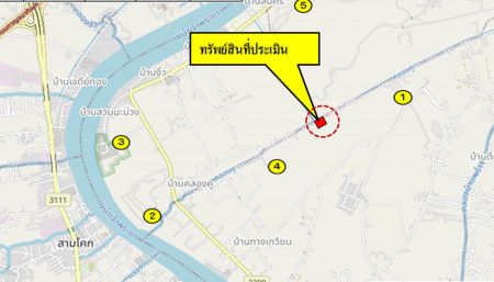 ขาย ที่ดิน ปทุมธานี สามโคก ที่ดิน 14 ไร่ 3 งาน 71 ตร.วา ใกล้คลองเจัาพระยา รูปที่ 2