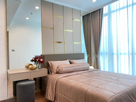 ให้เช่า คอนโด Supalai Oriental สุขุมวิท 39 84 ตรม. 2 ห้องนอน 2 ห้องน้ำ ชั้น 20 ตกแต่งหรู ใกล้ BTS พร้อมพงษ์, MRT เพชรบุรี, ARL มักกะสัน. รูปที่ 2