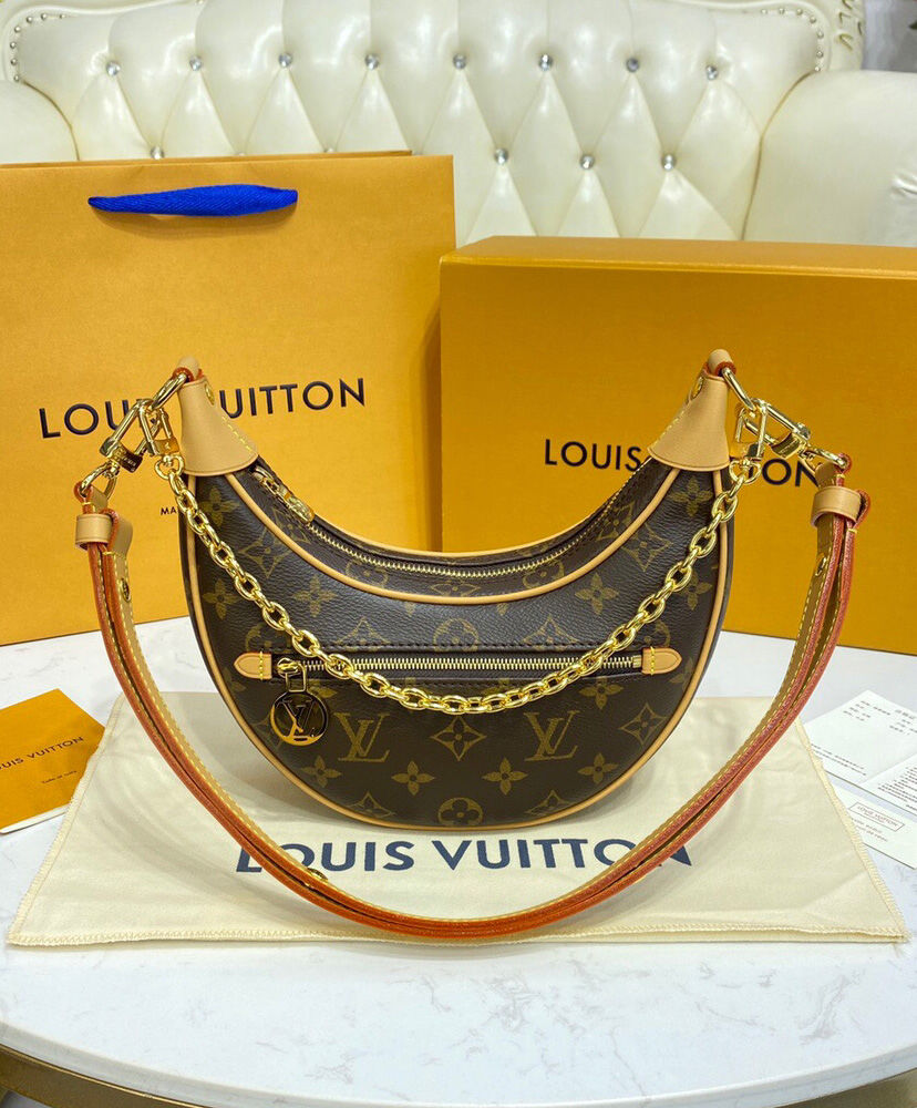 New Louis Vuitton Loop Bag Brown รุ่นใหม่ล่าสุด หนังแท้ เกรดงานออริ (เกรดงานดีที่สุด) หนังแท้ รูปที่ 1