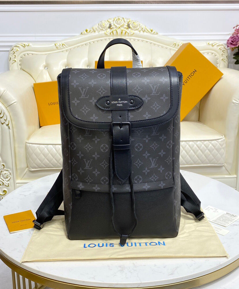 มาใหม่ New Louis Vuitton Saumur Backpack Black รุ่นใหม่ล่าสุด เกรดงานออริ (เกรดงานดีที่สุด รูปที่ 1