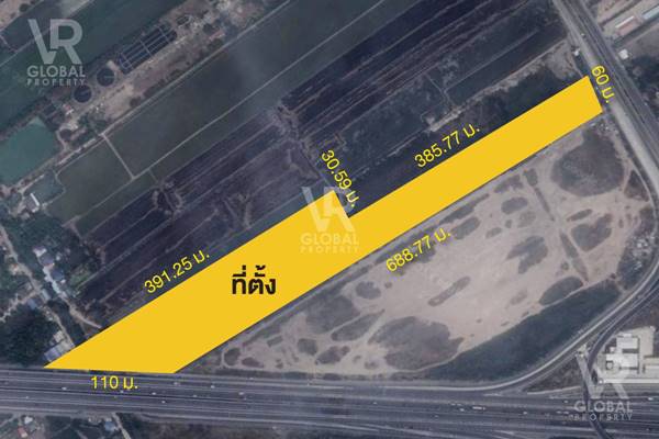 รหัสทรัพย์193 ขายที่ดิน อำเภอเมืองปทุมธานี ติดถนนราชพฤกษ์ ที่ดินเปล่าไม่มีสิ่งปลูกสร้าง เหมาะสำหรับการสร้างที่อยู่อาศัย รูปที่ 3