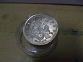 เหรียญบาตรน้ำมนต์ มหาเฮงเซ็งลี้ฮ้อ เนื้อเงิน ขนาด4เซ็นต์ ปี2 537