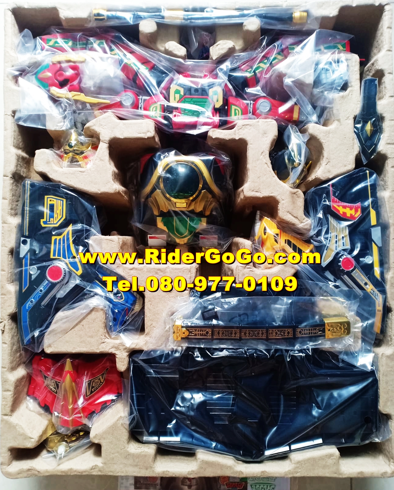 หุ่นยนต์ขบวนการไดเรนเจอร์ ไดเรนโอ Dairanger Super Sentai Artisan (DX DairenOh) สภาพสวยใหม่ของแท้Bandai ประเทศญี่ปุ่น รูปที่ 3