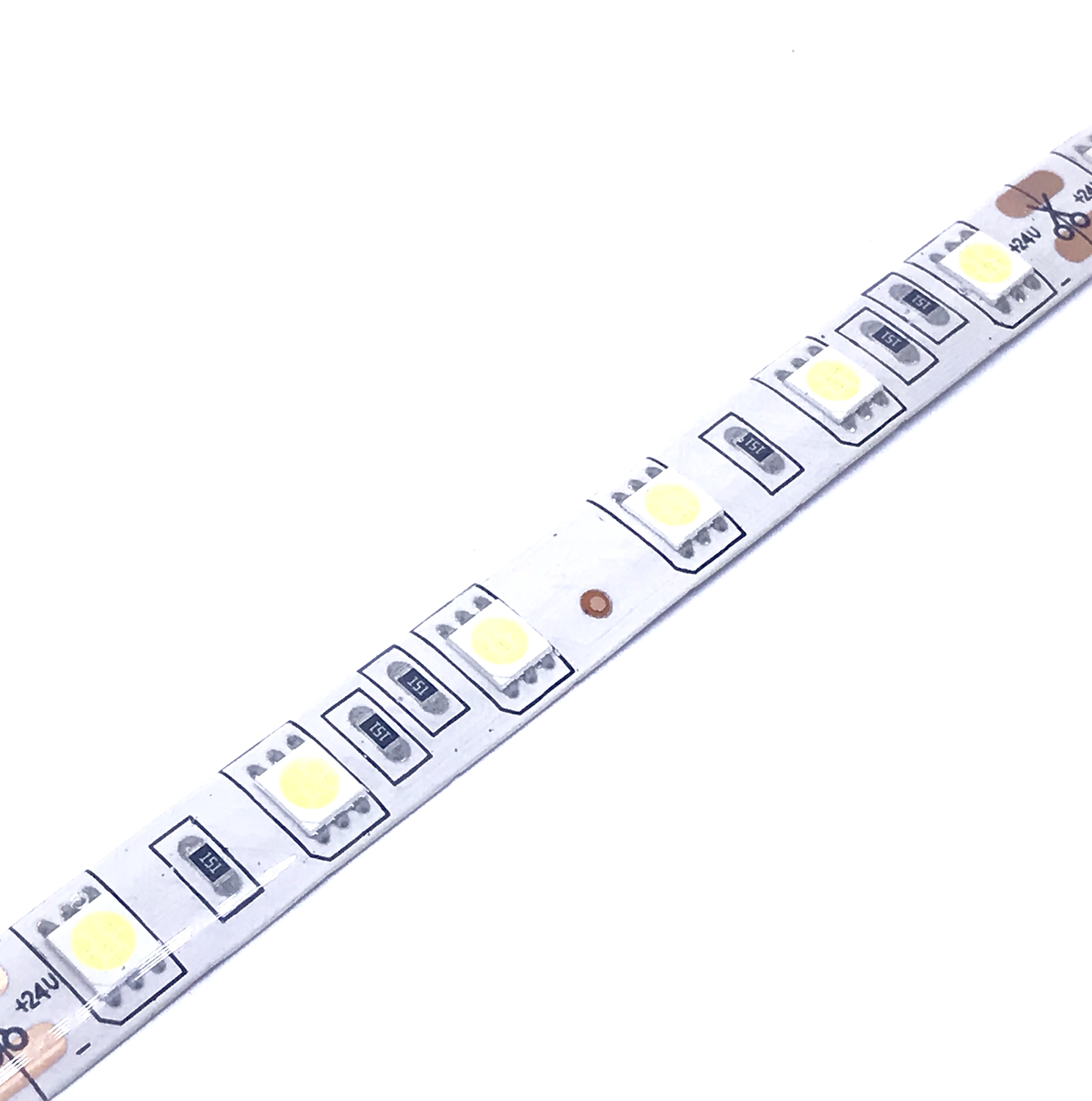 ไฟเส้น LED STRIP LIGHT IP65 5050 12W 24V 60LED/M 12-14LM แสงขาว WHITE    รูปที่ 1