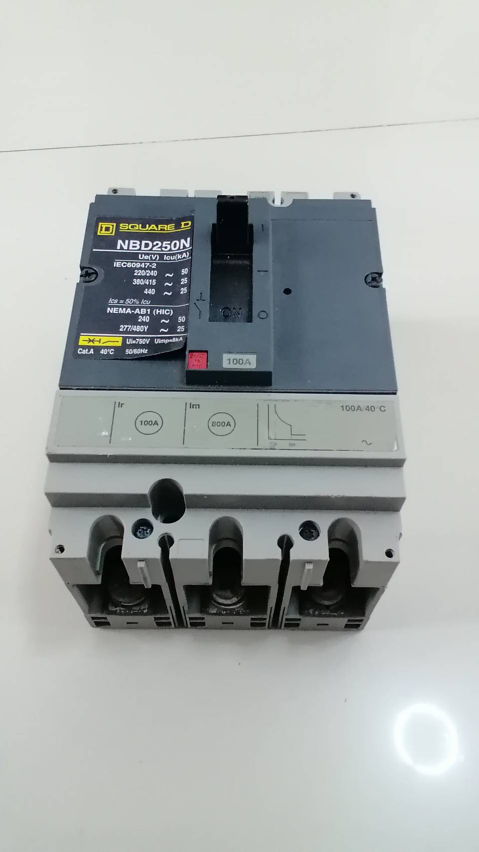ขาย เมน เบรกเกอร์ Main Breaker สแควร์ดี square D รุ่น NBD250N 100 Amp (แอมป์) มือสอง รูปที่ 4