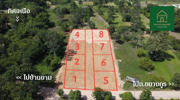 ขายบ้านเดี่ยว เนื้อที่ 70 ตร.ว. บ้านนาอุดม ต. ขามใหญ่ ใกล้ถนนชยางกูรเพียง 1.4 กม. รูปที่ 1