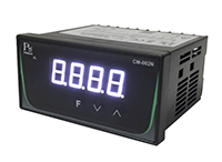 CM-002N-2-024 : Digital Amp Meter (True RMS) เป็นอุปกรณ์วัดค่าและแสดงผลค่ากระแสไฟฟ้า กระแสสลับ (AC) โดยสามารถต่อร่วมกับ CT ย่านการวัด 0-9999 A และสามารถต่อได้โดยตรง 0-5 A สําหรับรุ่นกระแสไฟฟ้ากระแสตรง (DC) จะสามารถต่อร่วมเข้ากับ R-Shunt เพื่อวัดกระแสในระบบ มีย่านการวัด 0-75 mV หรือ 0-150 mV ให้ เลือกในตัวเดียวกัน นอกจากนี้ยังสามารถโปรแกรม Scale ค่าที่ย่าน Input และ Display ได้เช่น เลือก Input 0-75 mV ก็สามารถโปรแกรม ให้รับ Input 0-150 mV และแสดงผลค่าตั้งแต่ 0-9999 ได้ มี Alarm 1 Alarm relay output โดยมี 4 Function ในการตั้งค่าสําหรับการตัดต่อ Load ตามต้องการ รูปที่ 1