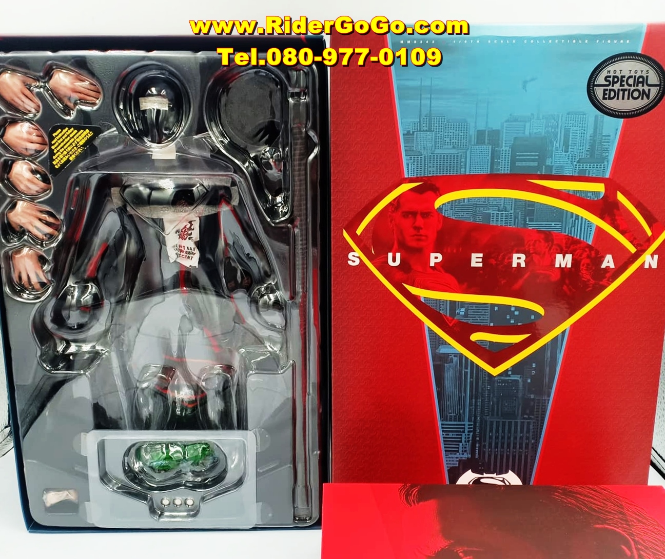 HOT TOYS Superman BVS Special Edition โมเดลซุปเปอร์แมน ภาคปะทะกับแบทแมน สภาพสวยของแท้ รูปที่ 4