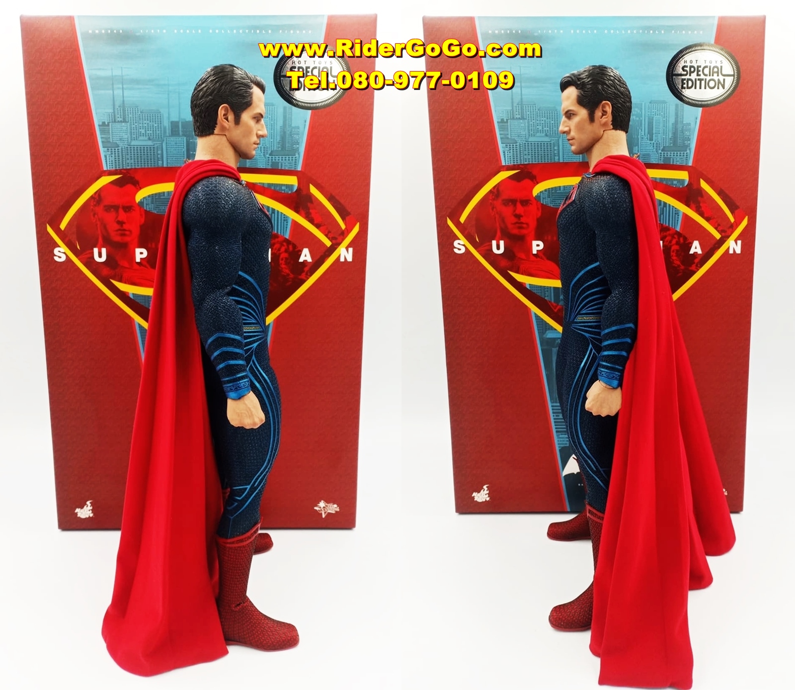 HOT TOYS Superman BVS Special Edition โมเดลซุปเปอร์แมน ภาคปะทะกับแบทแมน สภาพสวยของแท้ รูปที่ 3