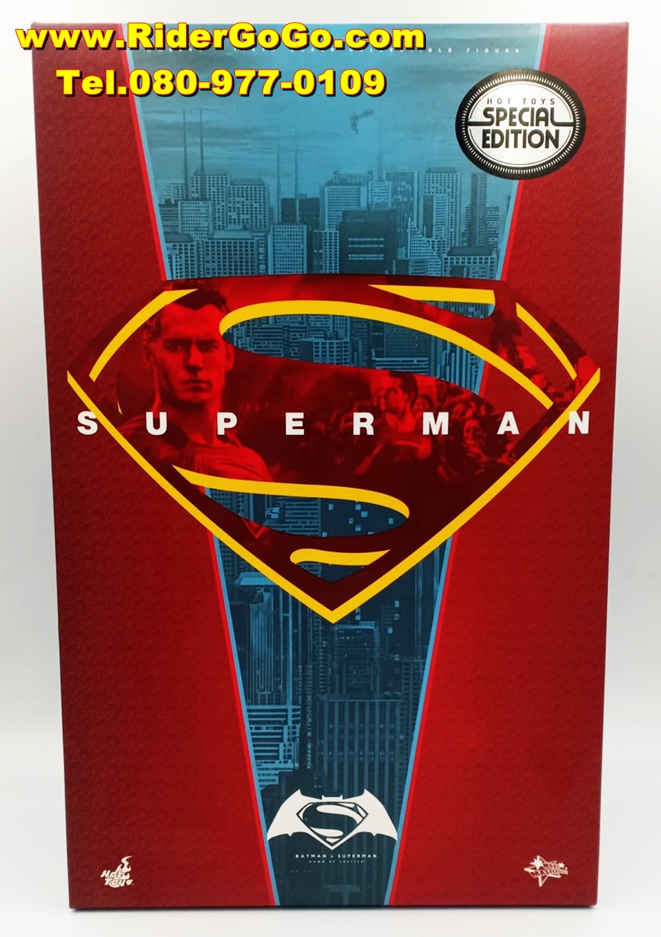HOT TOYS Superman BVS Special Edition โมเดลซุปเปอร์แมน ภาคปะทะกับแบทแมน สภาพสวยของแท้ รูปที่ 6