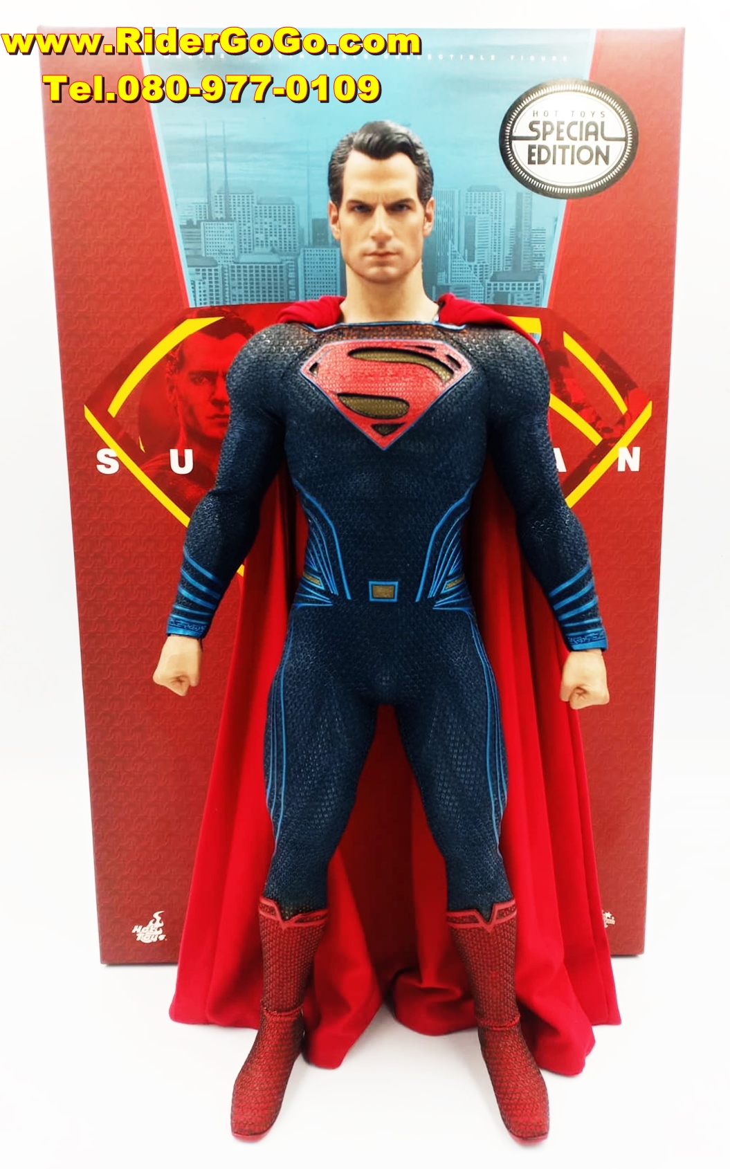 HOT TOYS Superman BVS Special Edition โมเดลซุปเปอร์แมน ภาคปะทะกับแบทแมน สภาพสวยของแท้ รูปที่ 5