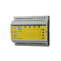 RMN-005-A : Analog Input Module,2-Wire Remote System,two wire remote เป็นอุปกรณ์ที่รับสัญญาณ 4-20mA/0-10VDC จากภายนอก ติดตั้ง RMN-005 เข้ากับระบบ 2-wire และตั้ง Address ให้ตรงกับ Output module ที่ต้องการ RMN-005 จะรับสัญญาณ 4-20mA /0-10VDC จากภายนอกและแปลงข้อมูลเป็นสัญญาณ Digital 8 bits ส่งเข้าสู่ระบบ 2-wire เพื่อให้ Output module ที่มี Address เดียวกันรับคำสั่ง รูปที่ 1
