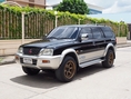 MITSUBISHI STRADA G-WAGON 2.8 GLS 4WD ปี 2002 เกียร์AUTO 4X4 สภาพนางฟ้า รถเก๋ง suv สีดำ รถมือสอง