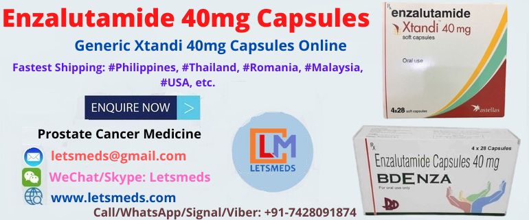 รูปภาพ Enzalutamide 40mg Capsules Romania | Generic Xtandi Capsules Cost Malaysia