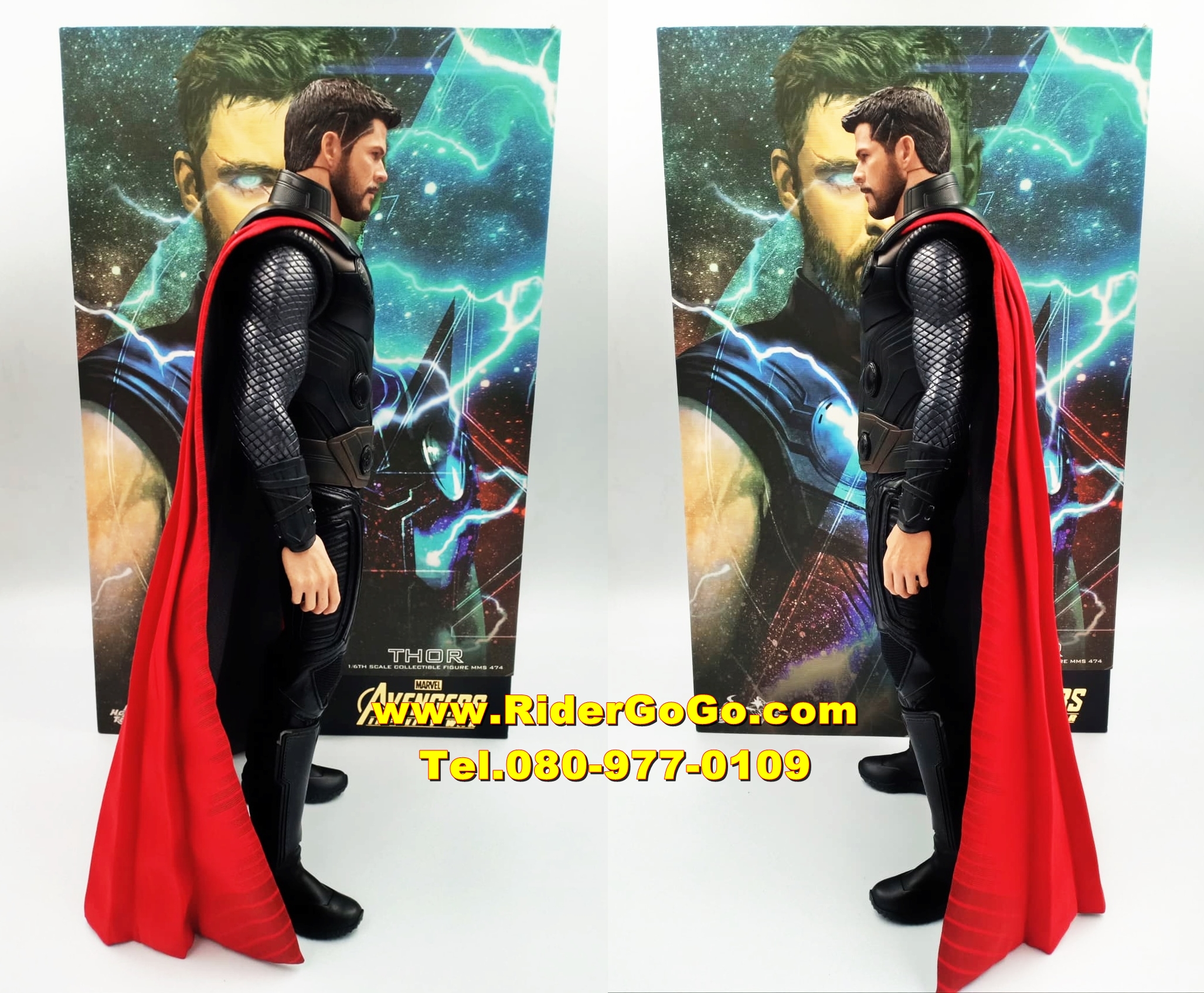 HOTTOYS THOR AVENGERS INFINITY WAR โมเดลธอร์ บุตรของโอดิน ภาคอเวนเจอร์อินฟินิตี้วอร์ สภาพสวยใหม่ของแท้ คุ้มค่าสุดๆ รูปที่ 7