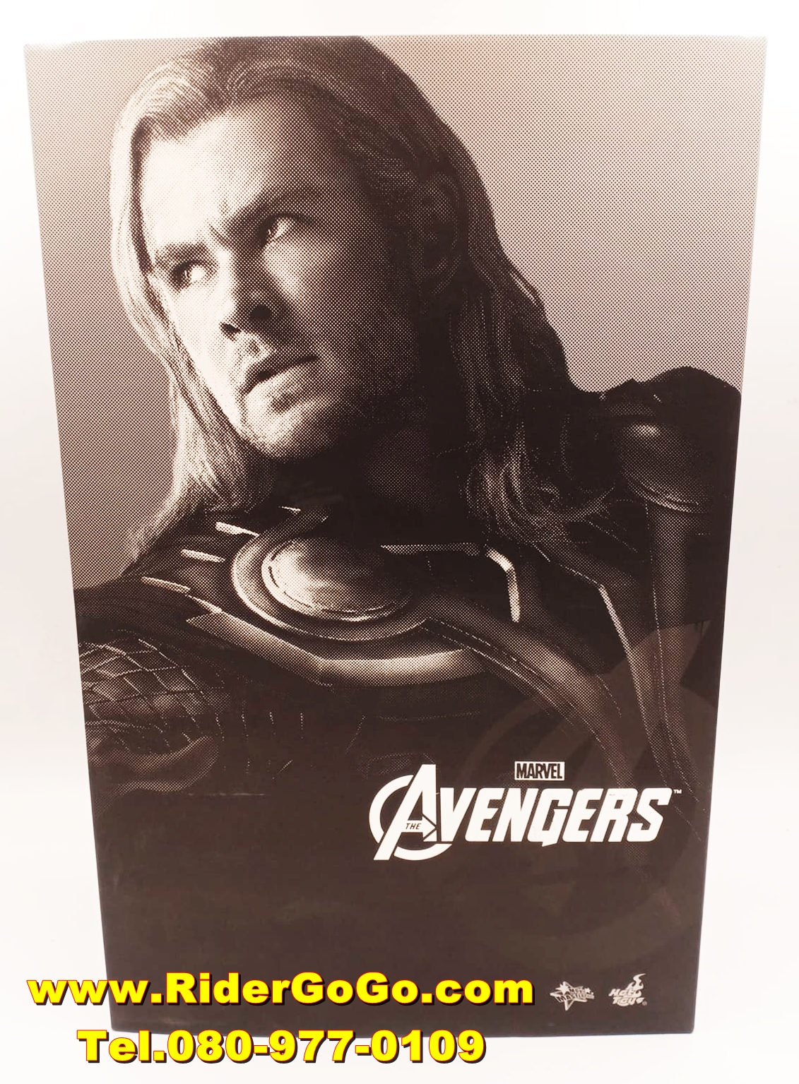 HOT TOYS THOR AVENGERS โมเดลธอร์ บุตรของโอดิน ภาคอเวนเจอร์ส สภาพดีสวยราคาถูกสุด ของแท้ รูปที่ 6