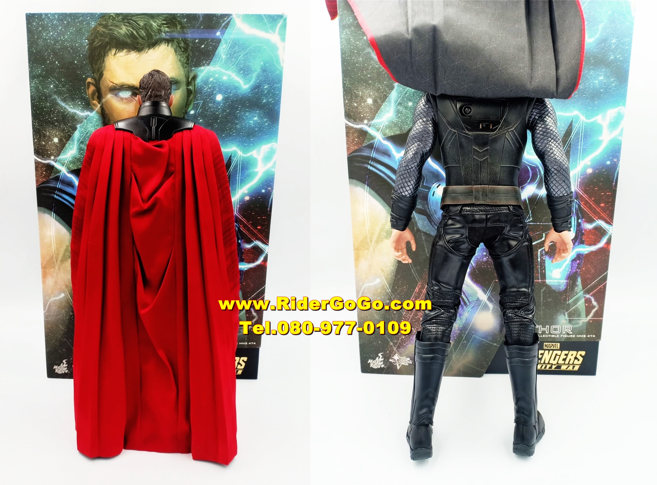 HOTTOYS THOR AVENGERS INFINITY WAR โมเดลธอร์ บุตรของโอดิน ภาคอเวนเจอร์อินฟินิตี้วอร์ สภาพสวยใหม่ของแท้ คุ้มค่าสุดๆ รูปที่ 6