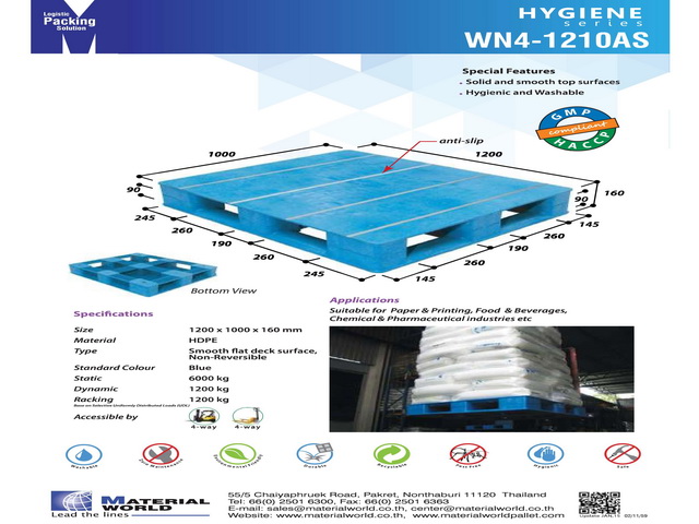 Plastic Pallet รูปที่ 1