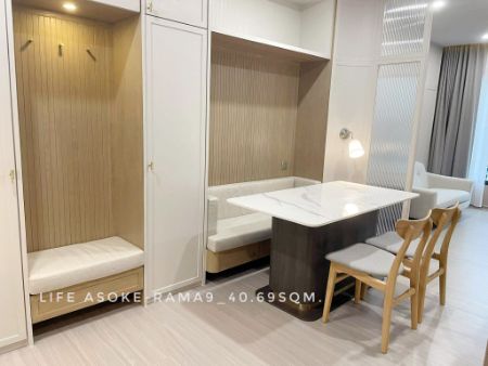 ให้เช่า คอนโด New Room nice design and decoration Life อโศก-พระราม 9 (ไลฟ์ อโศก-พระราม 9) 40.69 ตรม. only 25000 THB near MRT Rama9 รูปที่ 1