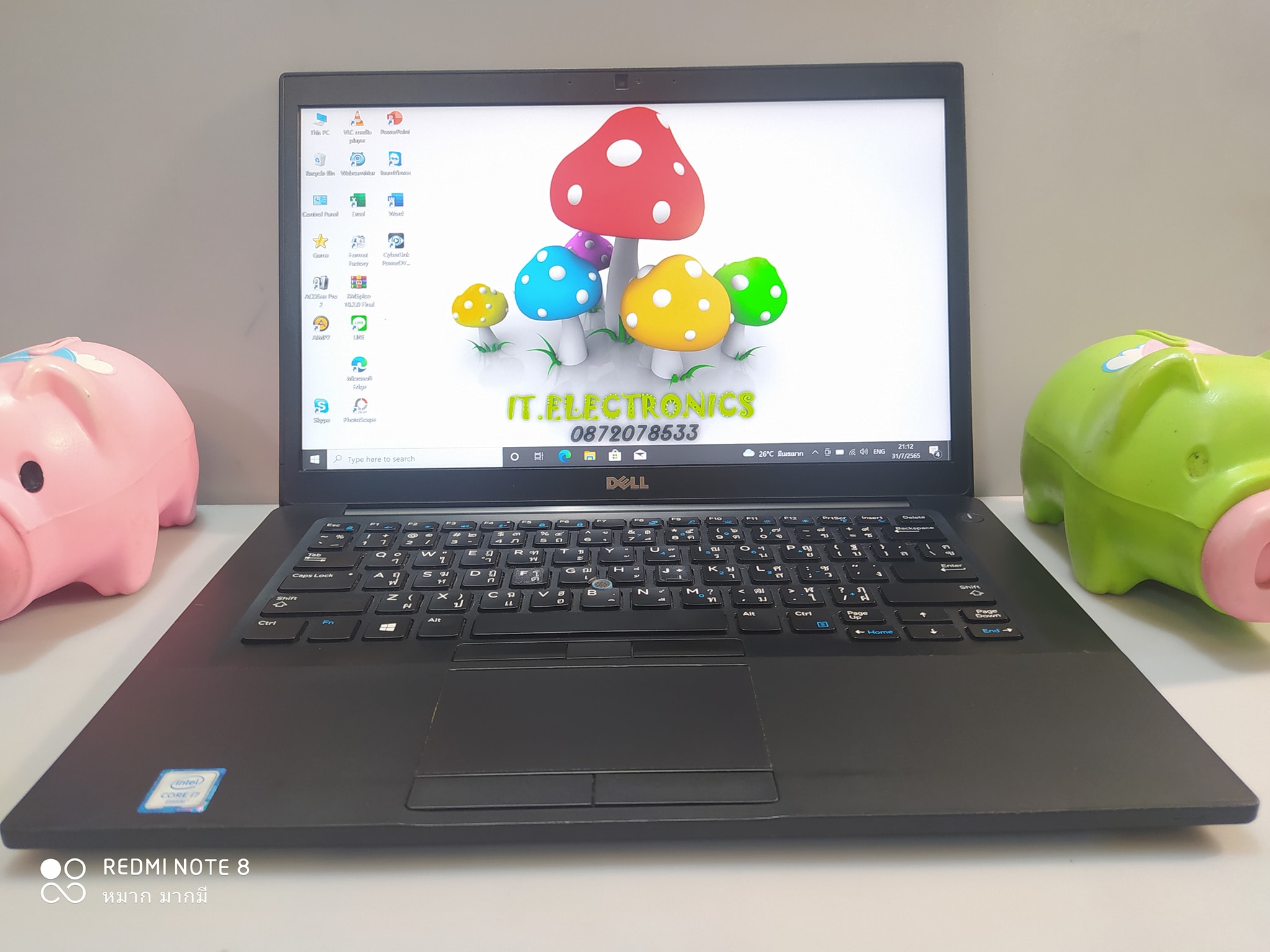 Dell Latitude E7470 Core i7-6600U แรม 16 Gb SSD120 GB รูปที่ 3
