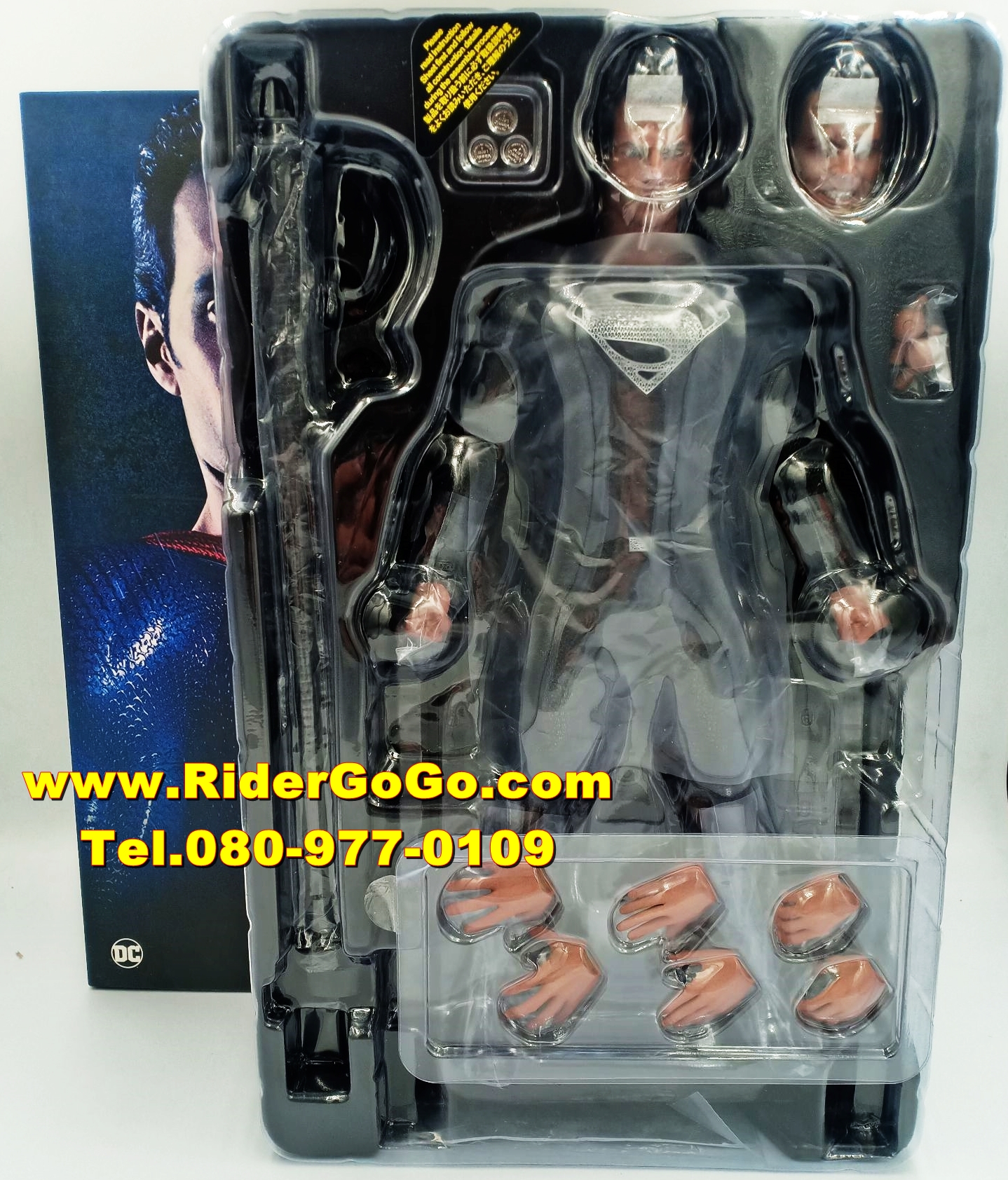 HOT TOYS Superman Justice League Black Suit TMS038 โมเดลซุปเปอร์แมนชุดสีดำ ภาคจัสติคลีก ของใหม่ของแท้ รูปที่ 3