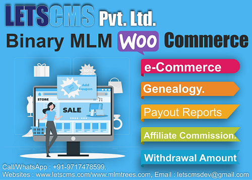 Binary MLM WooCommerce, Binary MLM Plan Genealogy Tree, MLM Software for Cheapest Price USA รูปที่ 1