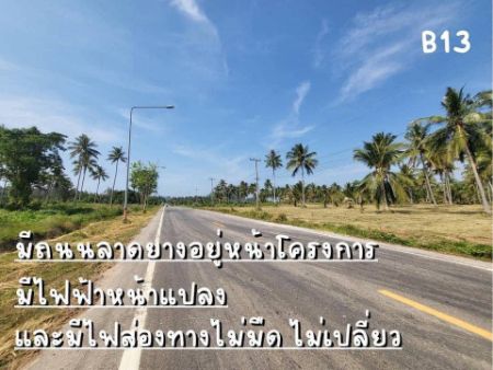 ขาย ที่ดิน ใกล้ทะเลเพียง 300 เมตร วิวชายหาดสวยทะเลบ้านกรูด 100 ตร.วา มีถนนลาดยางอยู่หน้าโครงการ และไฟฟ้าอยู่หน้าแปลง รูปที่ 3