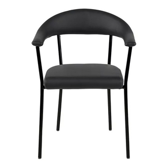 LIFESTYLE Furniture เก้าอี้ AVA CARVER BK 56x52.5x77.5 รูปที่ 1