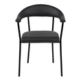 LIFESTYLE Furniture เก้าอี้ AVA CARVER BK 56x52.5x77.5