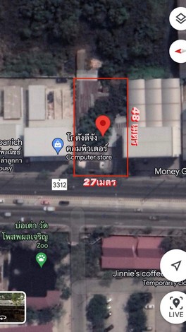 ขายที่ดินทำเลดี ลำลูกกา คลอง2 ตรงข้ามวัดโพสพผลเจริญเป็นที่ดินเปล่า ทำเลดี ติดถนนใหญ่ อ.ลำลูกกา รูปที่ 1