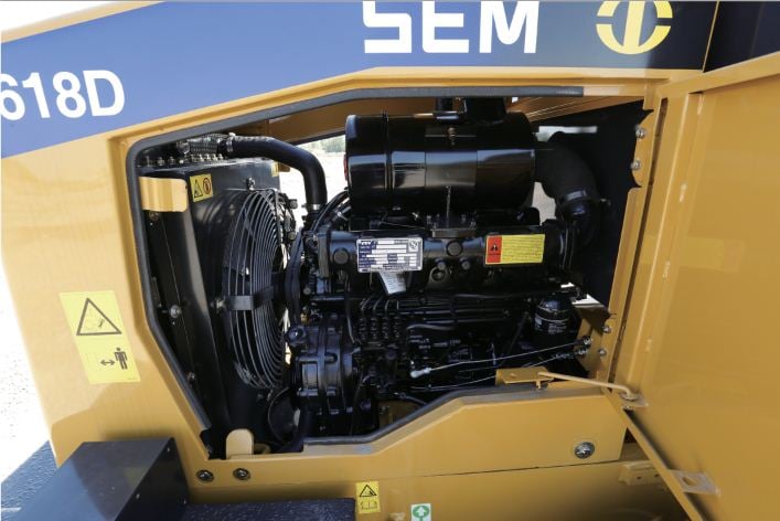 ขายรถตักล้อยาง ยี่ห้อ SEM รุ่น 618D ผลิตโดยแคทเทอร์พิลลาร์  รูปที่ 1