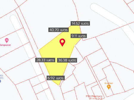 ขายที่ดินสัตหีบ 215 ตรว. ติดถนนคอนกรีต ใกล้หาดบางเสร่เพียง - 300 เมตร บางเสร่ จ.ชลบุรี รูปที่ 1