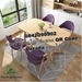รูปย่อ spring home ชุุดโต๊ะเก้าอี้ โต๊ะ12060cm พร้อมเก้าอี้ 4 ที่นั่ง ชุดโต๊ะกินขาว ชุดโต๊ะกาแฟ ชุดโต๊ะอาหาร 4 คน มีเก้าอี้ขายแยก เก้าอี้แพ็คคู่ รูปที่4