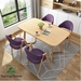 รูปย่อ spring home ชุุดโต๊ะเก้าอี้ โต๊ะ12060cm พร้อมเก้าอี้ 4 ที่นั่ง ชุดโต๊ะกินขาว ชุดโต๊ะกาแฟ ชุดโต๊ะอาหาร 4 คน มีเก้าอี้ขายแยก เก้าอี้แพ็คคู่ รูปที่2