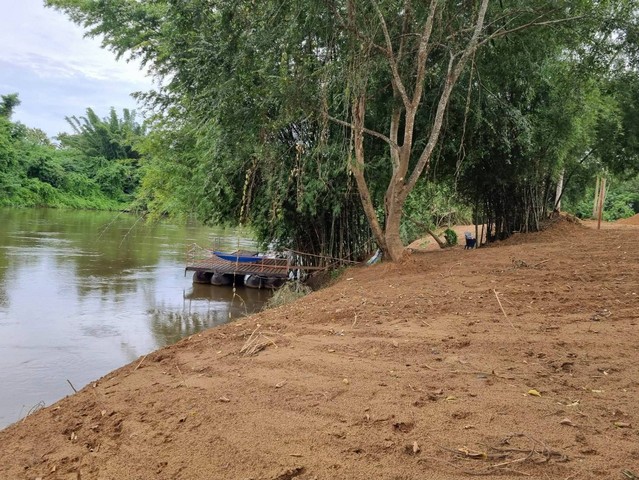 ขายที่ดินติดแม่น้ำแควน้อย ไทรโยค กาญจนบุรี  5 ไร่ ใกล้อุทยานประวัติศาสตร์ เมืองสิงห์ รูปที่ 1
