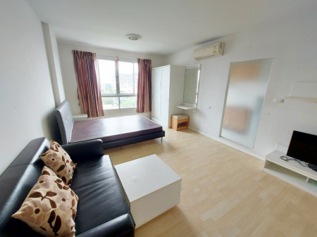 ให้เช่า คอนโด วิวไม่บัง ห้องกว้าง ห้องไม่ร้อน D Condo รามคำแหง 64 29.83. ตรม. ไม่ต้องเข้าซอย รูปที่ 4